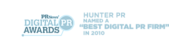 Hunter Public Relations Named a "Best Digital PR Firm in 2010.